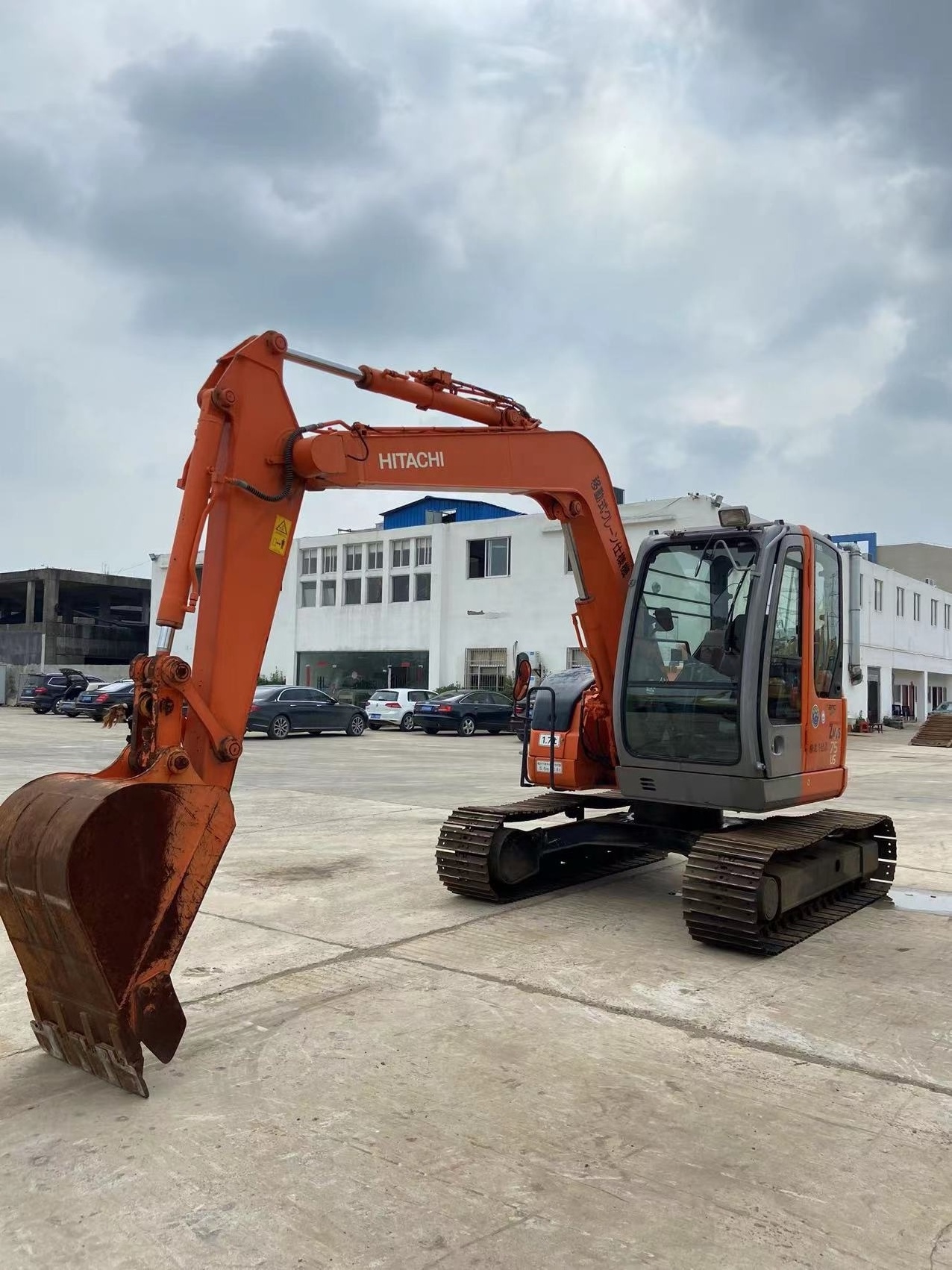 Cheap 7 Ton Hitachi 75 ZX75 -5A ZAXIS 75US Used Crawler Excavator ZX50 ZX60 ZX70 Mini Digger