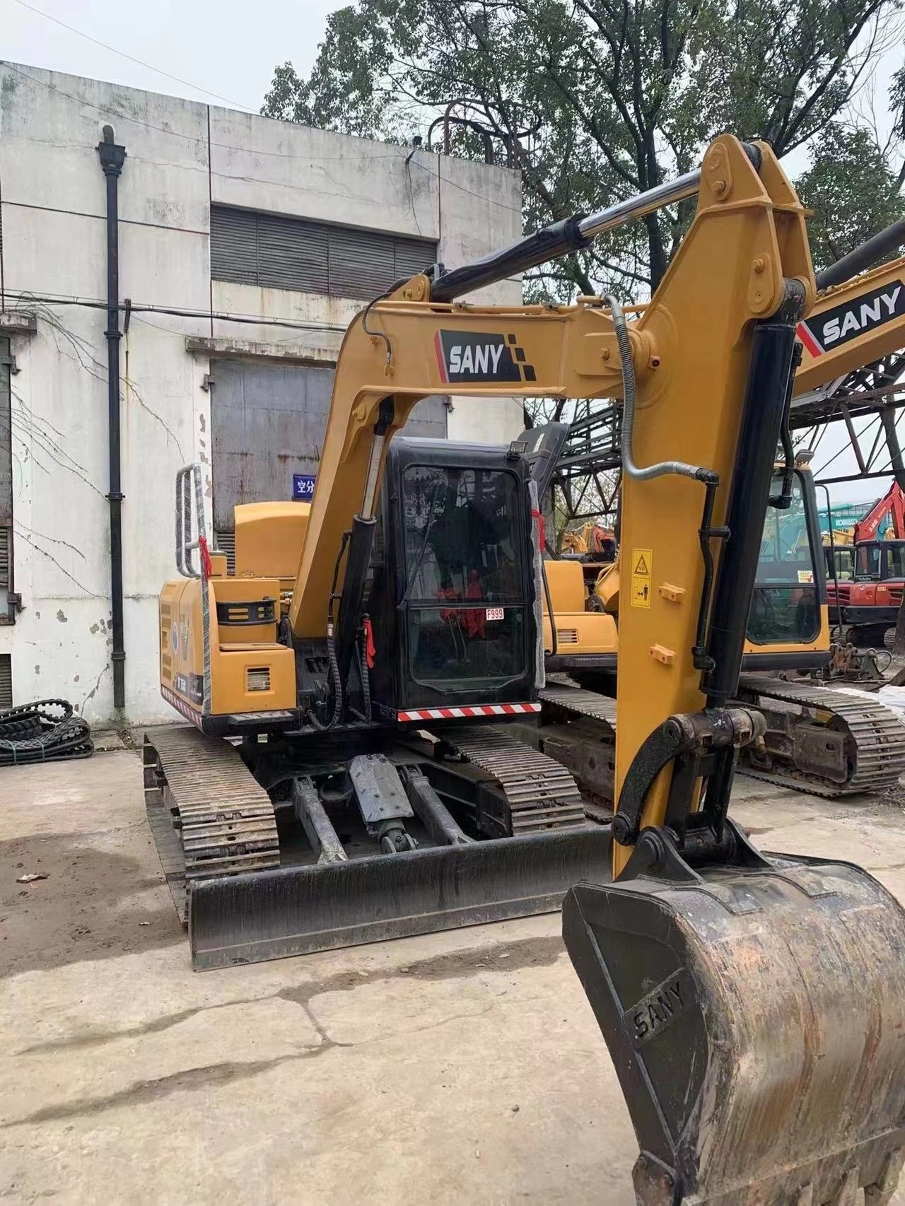 used good condition sany sy75c sy60c crawler excavator at low price