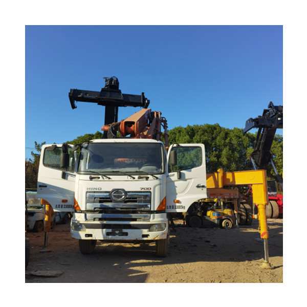 used sany concrete mixer truck with pump with hino 700 chassis for sale