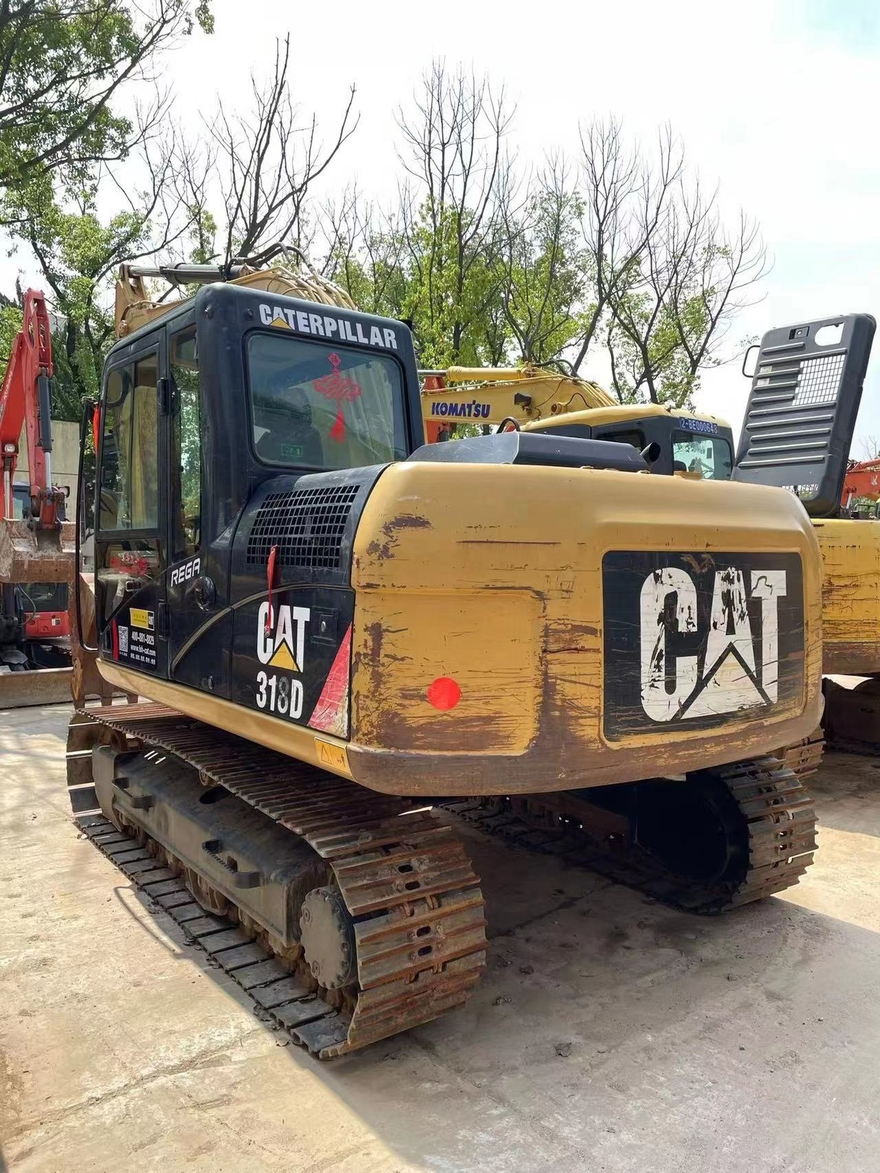 18 ton Cat Used Mini Digger 318D 312D 315D caterpillar 320 330 325  e70b e200 Crawler Excavator