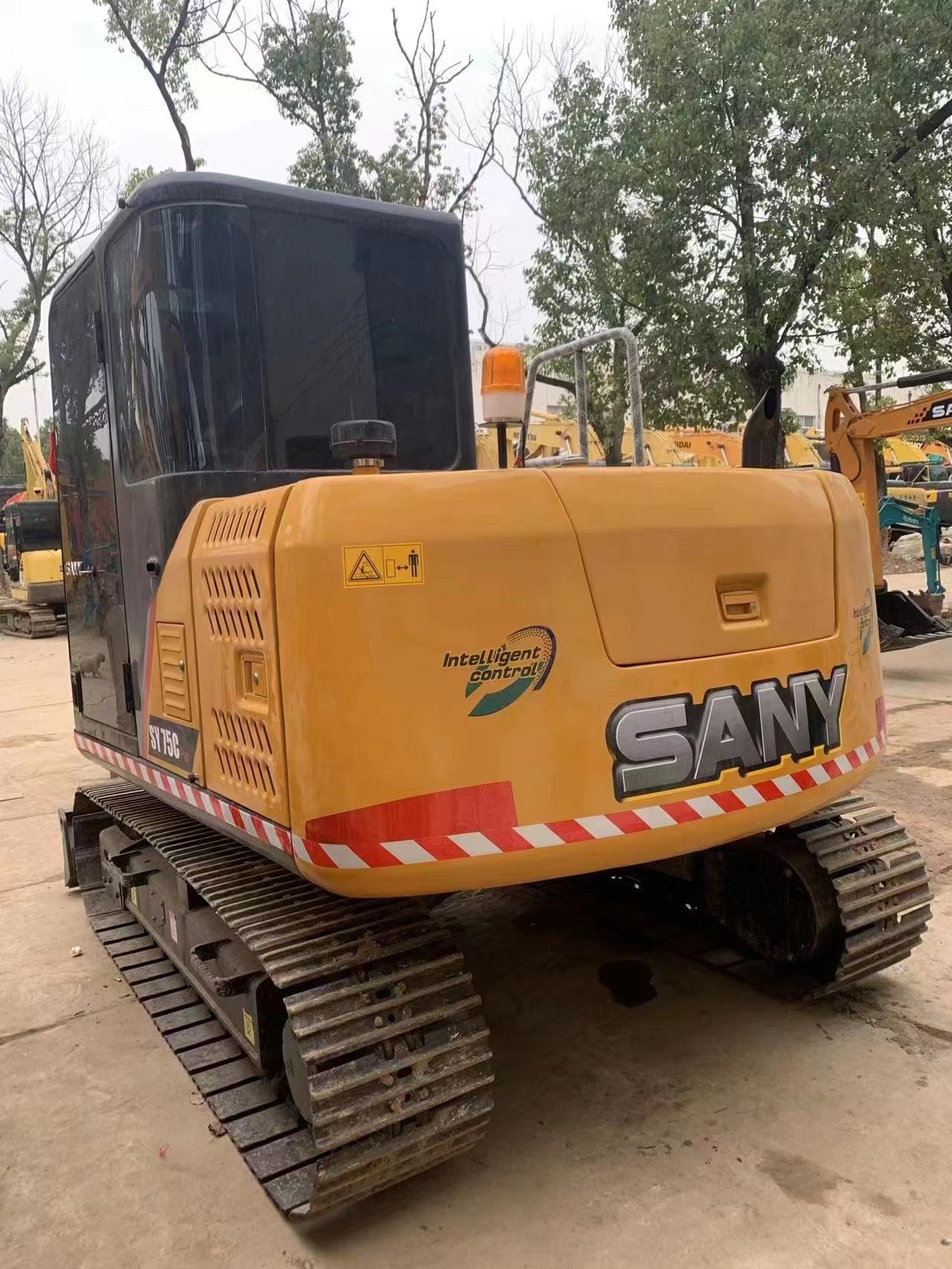 used good condition sany sy75c sy60c crawler excavator at low price