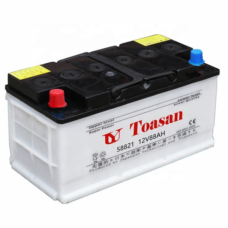 DIN100 Lead Acid Dry Charged Battery 12V100AH DIN Standard Car Battery