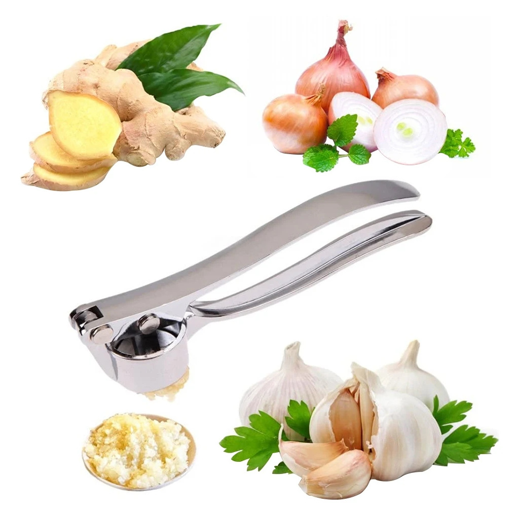 Garlic Masher Manual Squeezing Garlic Masher Kitchen Vegetable Noodle Cooking Ginger Garlic Grinder Tool