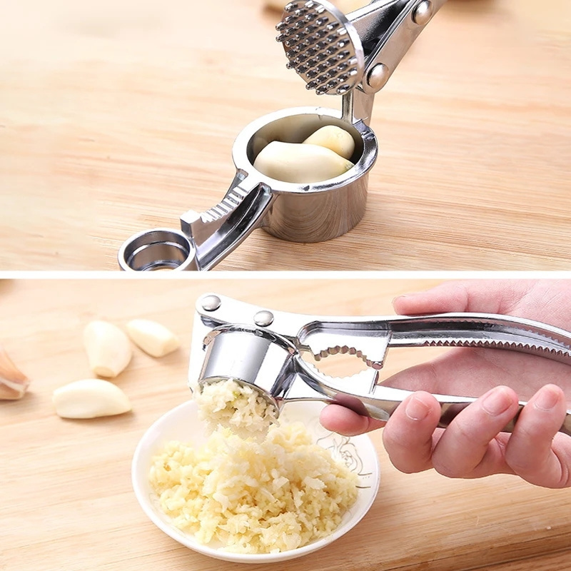 Garlic Masher Manual Squeezing Garlic Masher Kitchen Vegetable Noodle Cooking Ginger Garlic Grinder Tool