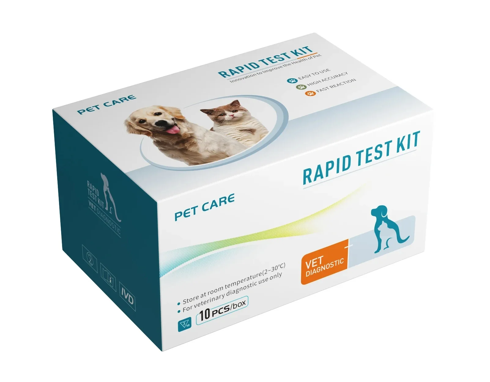 Canine Distemper Virus & Adenovirus-ll Antigen Comb(CDV +CAV-Il Ag) animal ocular nasal secretion testing vet rapid test