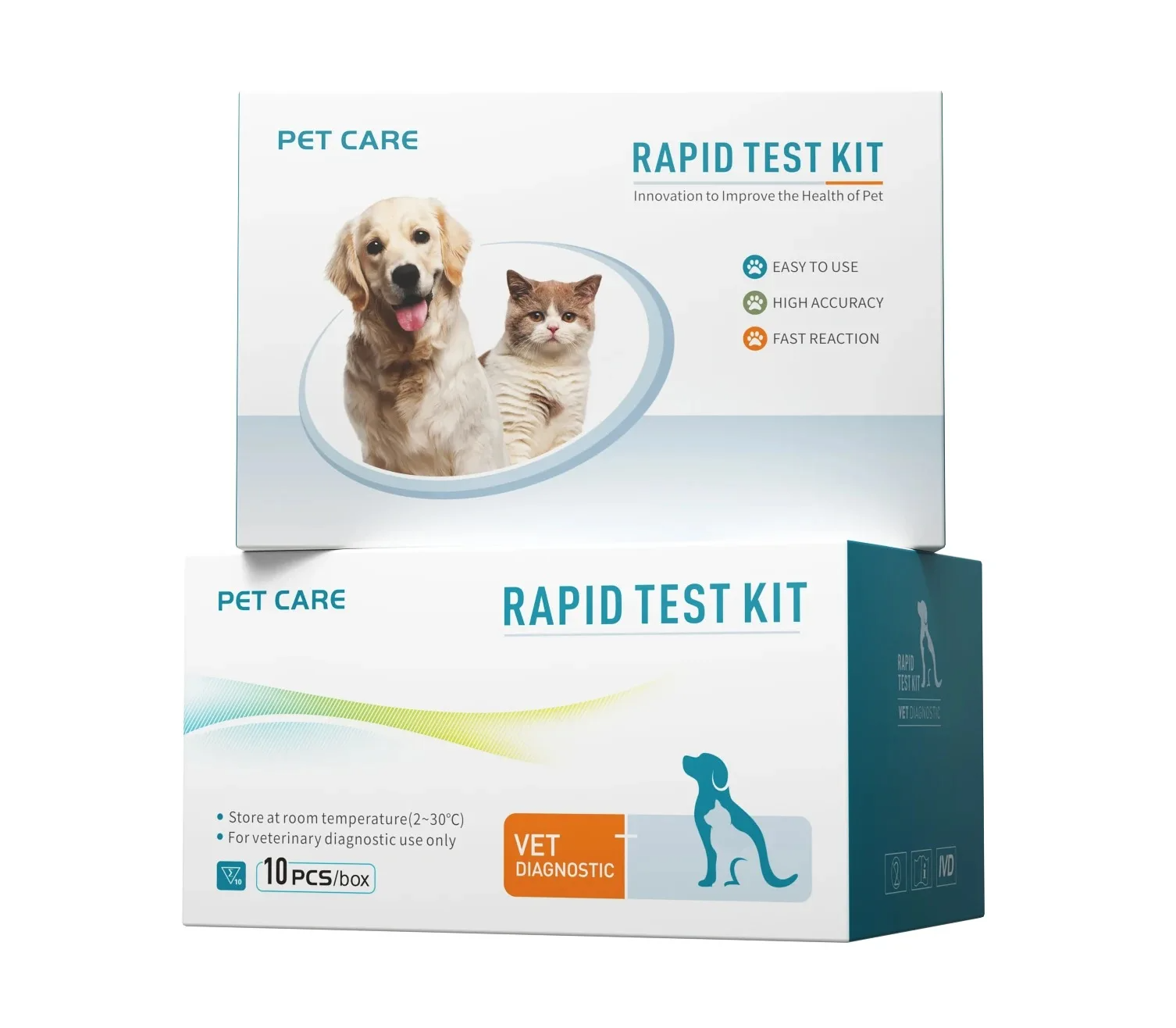 Canine Distemper Virus & Adenovirus-ll Antigen Comb(CDV +CAV-Il Ag) animal ocular nasal secretion testing vet rapid test