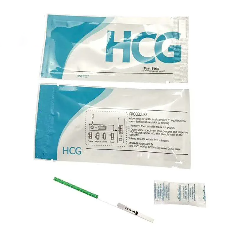 HCG pregnancy ovulation quick accurate test strip medical consumables HCG diagnostic reagent rapid detection diagnosis strip