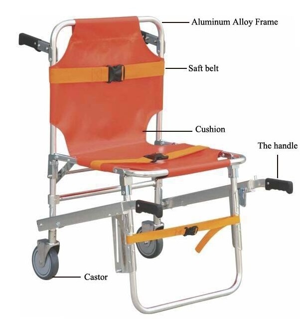 medical ambulance  stretcher Hospital Double Fold Stretcher  Used in Ambulance