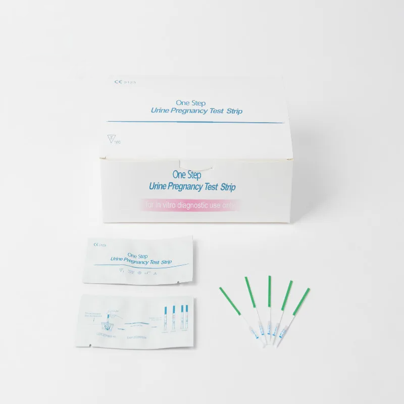 HCG pregnancy ovulation quick accurate test strip medical consumables HCG diagnostic reagent rapid detection diagnosis strip