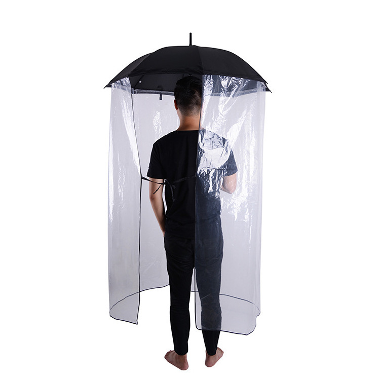 Full Body Prevention Umbrella Plastic Full Body Umbrella Poe Clear Full Body Length Rain Cover Shop Umbrellas