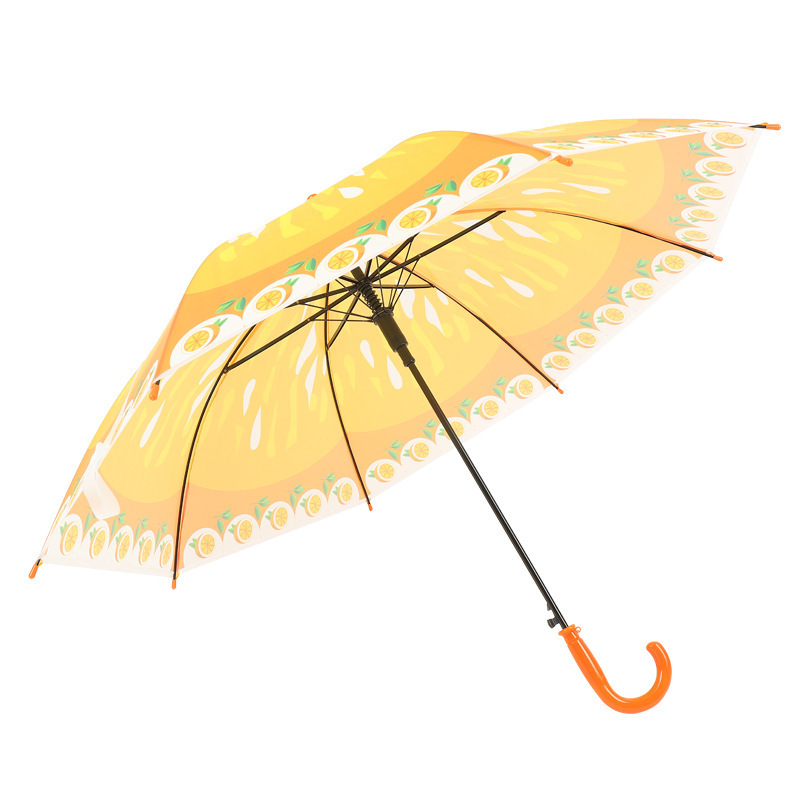 RST new design parapluies transparents enfants child umbrella kid cartoon fruits printing umbrella sombrilla infantil