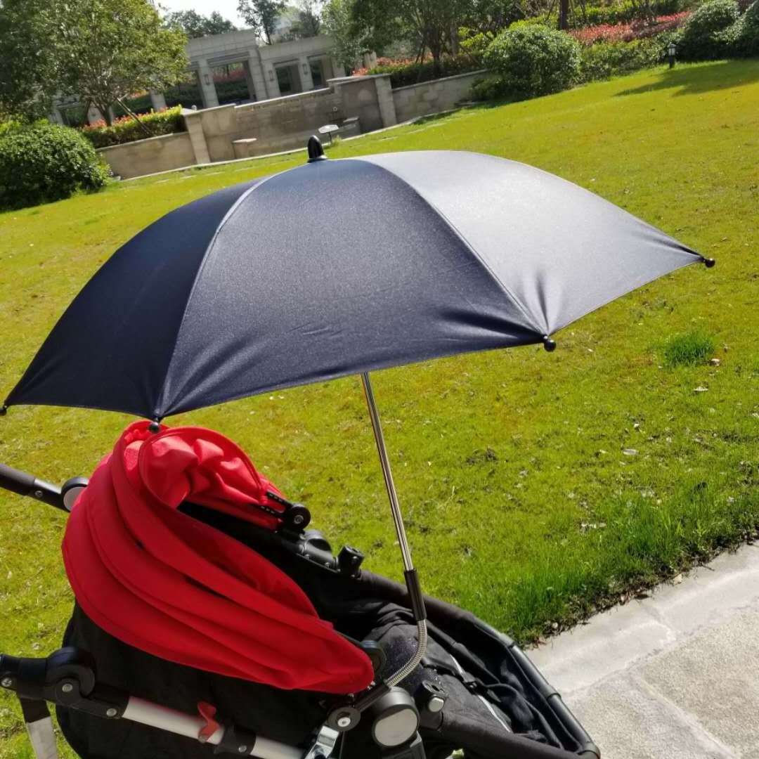 2022 new design bicycle umbrella kids with baby stroller umbrella protect the baby for travel Foldable and easy to carry