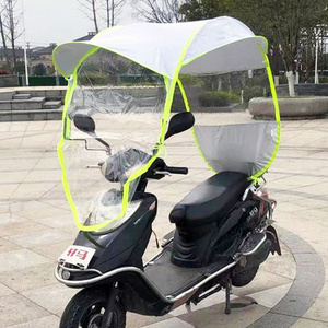 Motorcycle Scooter Rain Cover windproof Motorbike Electric Sun Shade Car Vehicle Umbrella Raincoat Poncho Cover Shelter