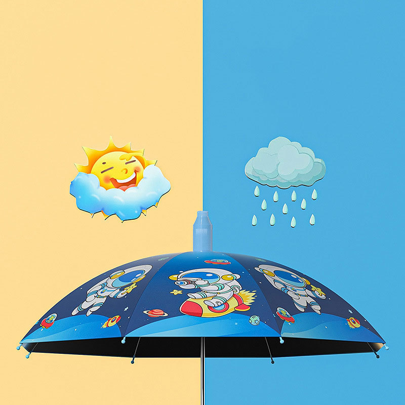 custom logo color kids frozen Suppliers manufacturer wholesale Elsa princess cheap cartoon animal stick girl's umbrella