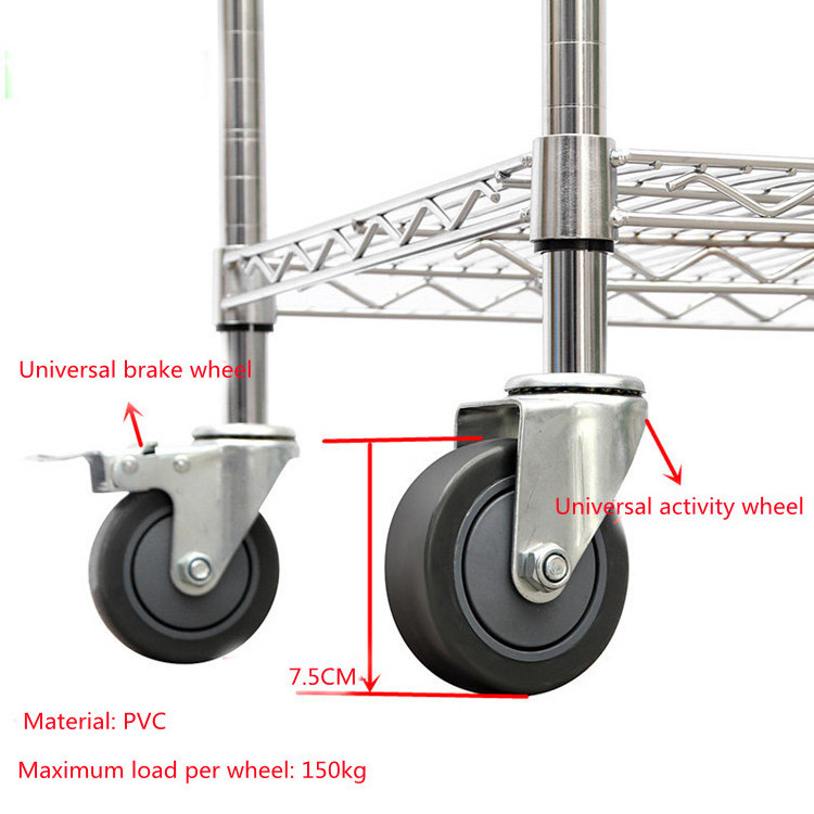 Factory Wholesale Heavy Duty Metal Storage Wire Shelf NSF Approval Wire Rack Shelving