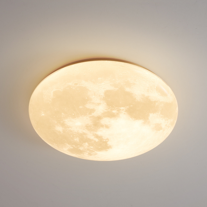 New Design 54w 72w 115w Indoor Study Bedroom Decorative Lights Full Spectrum Eye Protection Moon Ceiling Light