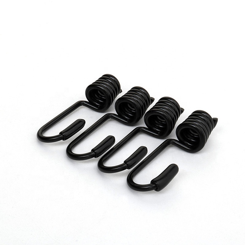 Bicycle Bungee Cords Metal Spring Hooks Custom Outdoor Camping Tent Binding Rope Tie-down Set Parts Elastic Rope Buckle Hook