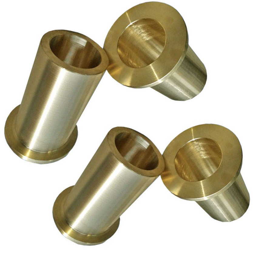 China Custom Flanged Bronze Bushings Manufacturers Bearing Sleeve Fan Car Brass Engine Motor Bushing