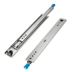 Custom Locking Drawer Slides  precision metal steel Extra Heavy Duty Side Mounted Ball Bearing Drawer Slide in Zinc Finish