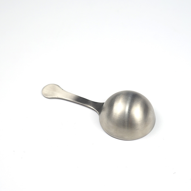 China Manufacturer Custom Aluminium Small Round Spoon Stainless Steel Spoons Fine 25ml Measuring Spoon For Coffee Milk Powder