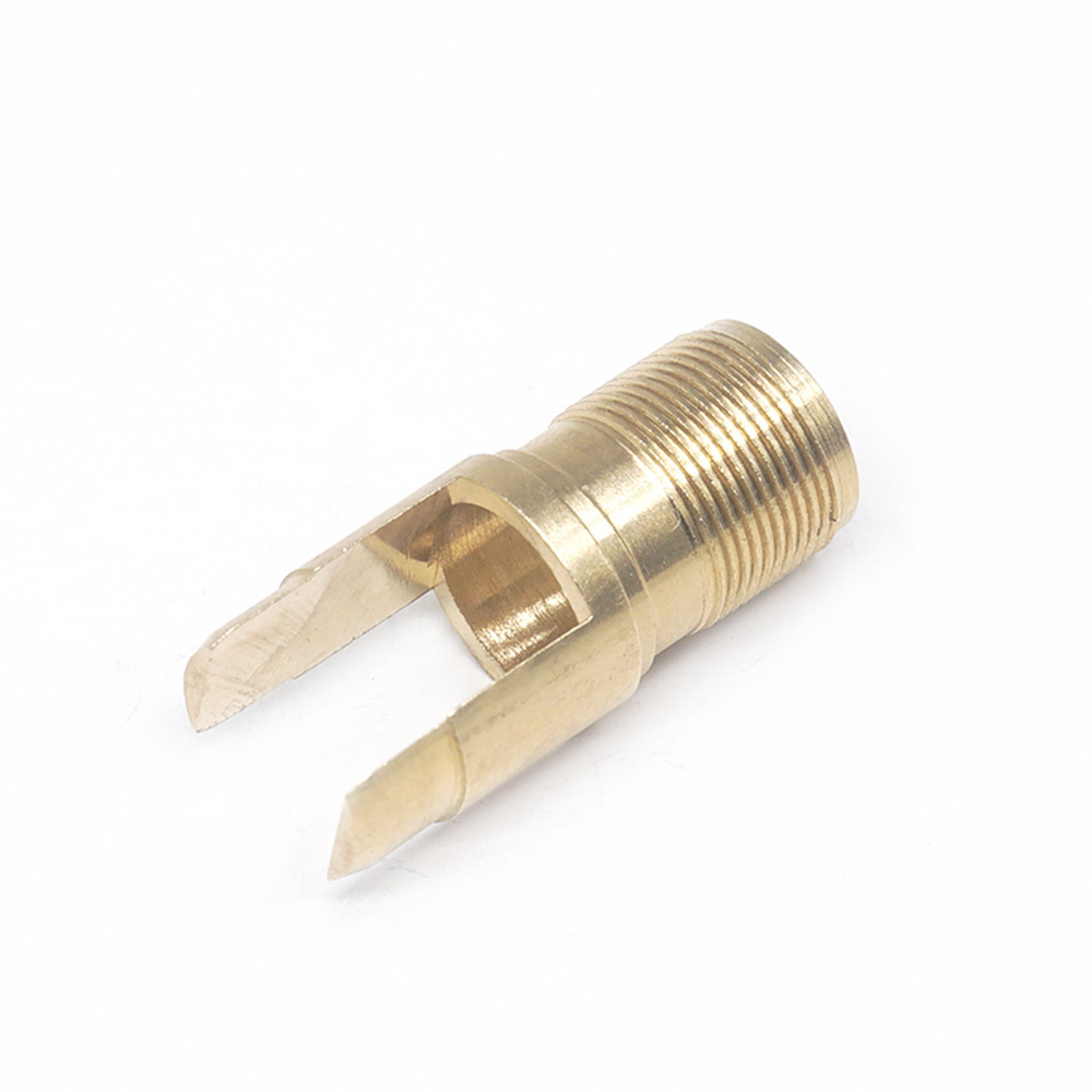 customized Brass female fittings hose fittings  cnc lathe male thread  RF Connectors