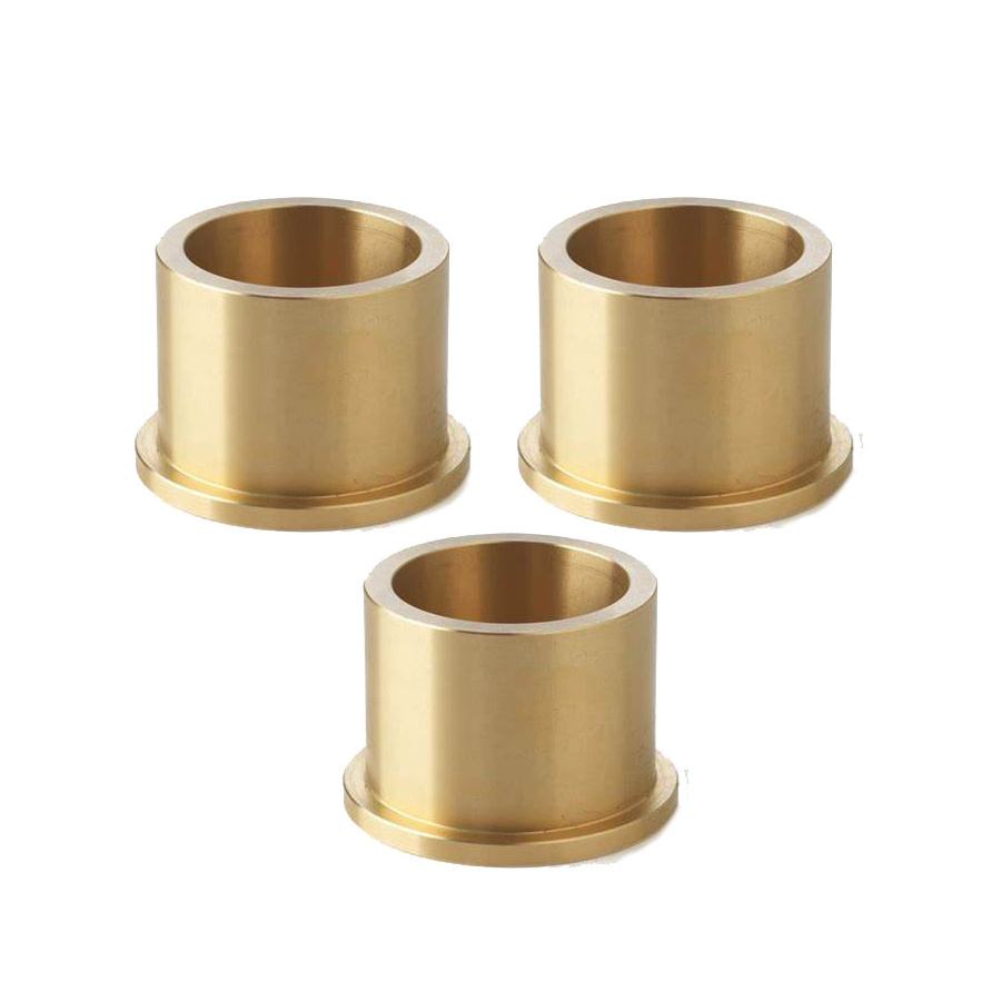 China Custom Flanged Bronze Bushings Manufacturers Bearing Sleeve Fan Car Brass Engine Motor Bushing