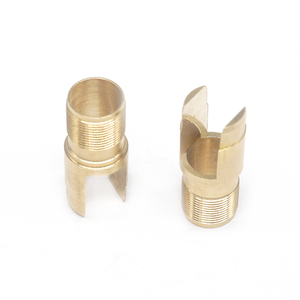 customized Brass female fittings hose fittings  cnc lathe male thread  RF Connectors