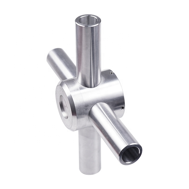 Union pipe fitting Custom ss304 ss316L Cross Stainless Steel Pipe Fitting