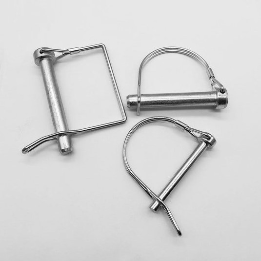 Custom Snapper Pin Stainless Steel Wire-lock Clevis Tab Lock Pin Square or Round Shaft Locking Safety Pin for Trailer