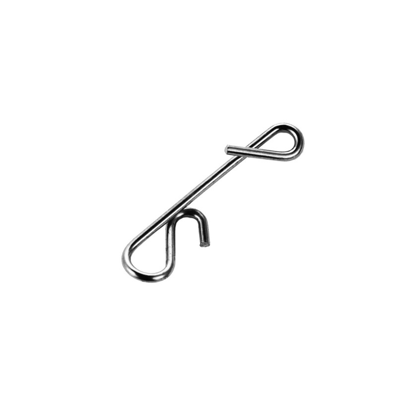 Custom Stainless Steel Spring Quick Change Hooklink Swivels Clips Rig Rings Links Bait Screws Tackle for Carp Fishing Tackle