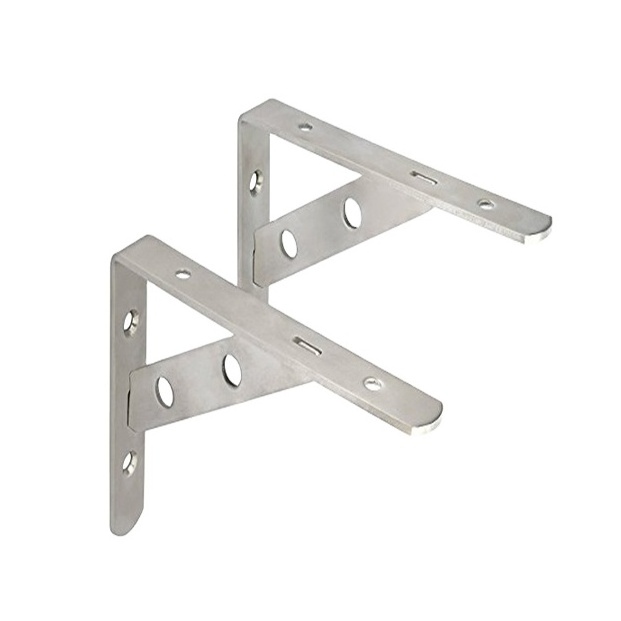 Custom Floating Shelf Bracket Stamping Welding Pipe Wall Mounting Shelve Support Holder Shelf Brackets