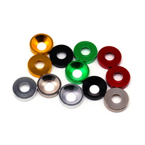 Bumper Engine Concave Screws Fender Washer Wear and Corrosion Resistance Gasket M6 Colored Anodized Countersunk Washers