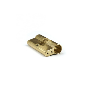 China Manufacturer Custom Service CNC Precision Brass Door Lock Cylinder Covers Housing