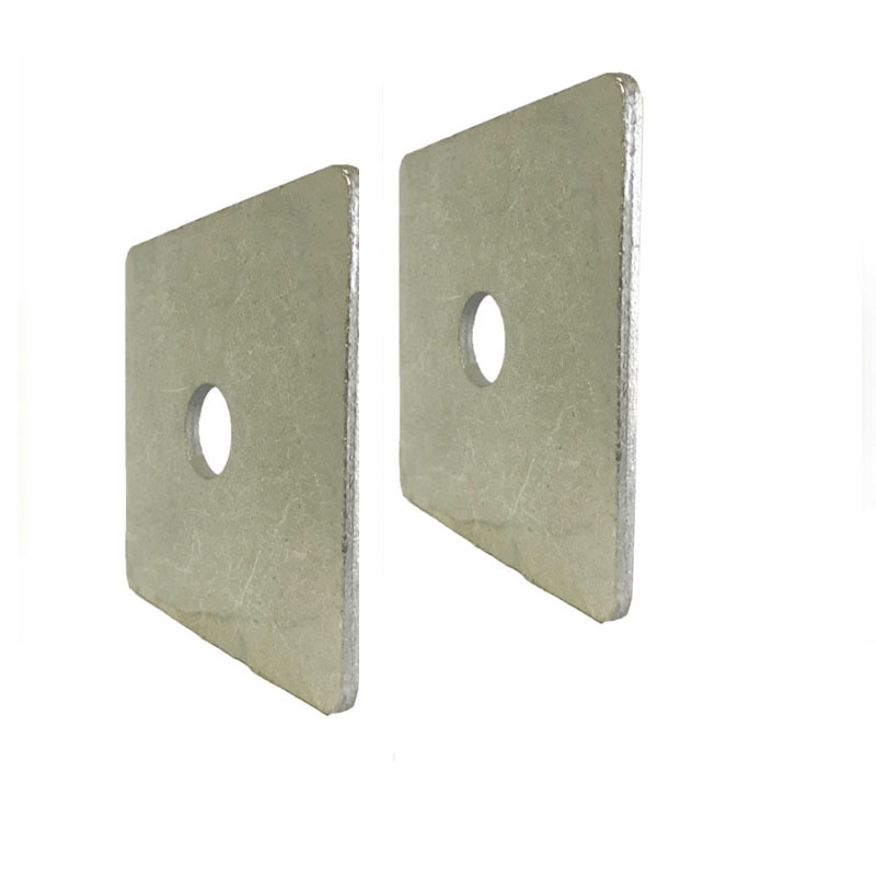 304 stainless steel flat square washer steel square gasket  M3-M16 for curtain wall and machines factory custom