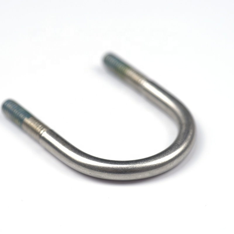 High Strength U Type Bolt Galvanized Titanium Carbon Steel Galvanized U Bolt Clamp