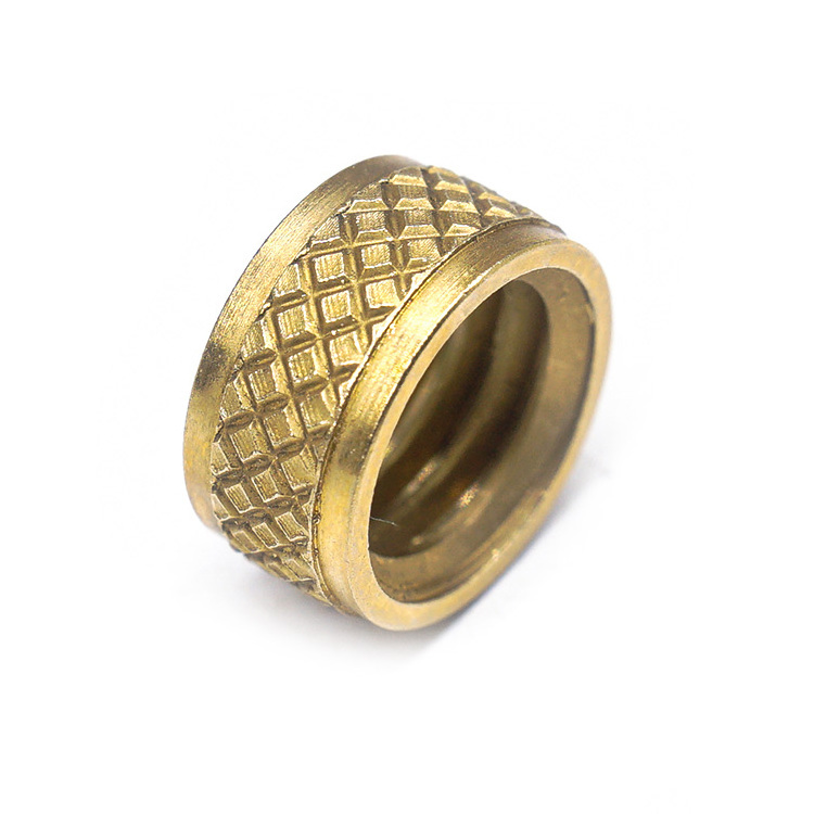 Brass Pineapple Knurled Hand Tight Nuts Diamond Knurled Disc Final nut