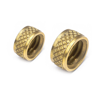 Brass Pineapple Knurled Hand Tight Nuts Diamond Knurled Disc Final nut