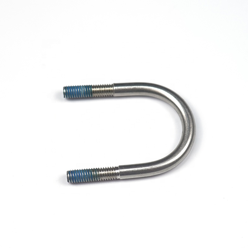 High Strength U Type Bolt Galvanized Titanium Carbon Steel Galvanized U Bolt Clamp