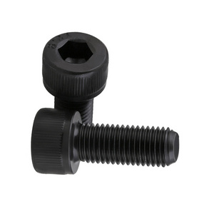 Black Screw M8 M10 M12 M16 High Strength Steel Hex Socket Cap Head Screw Bolt For Industry Machines