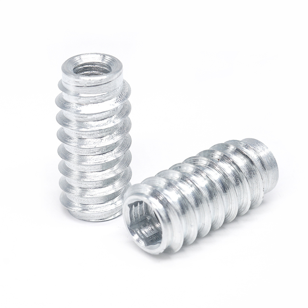 inner and outer threaded nut straight Thread conversion sleeve Adapter Screw