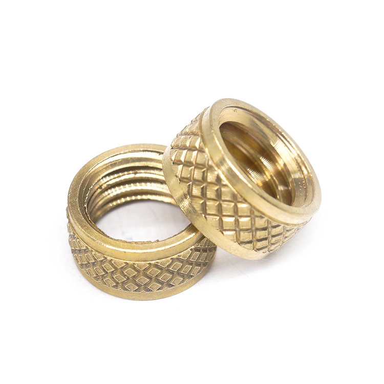 Brass Pineapple Knurled Hand Tight Nuts Diamond Knurled Disc Final nut