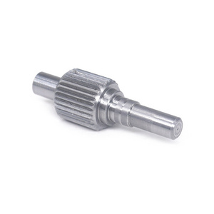 Factory Custom Stainless Steel Small Gear shaft Cnc Turning Machining Product worm gear shaft