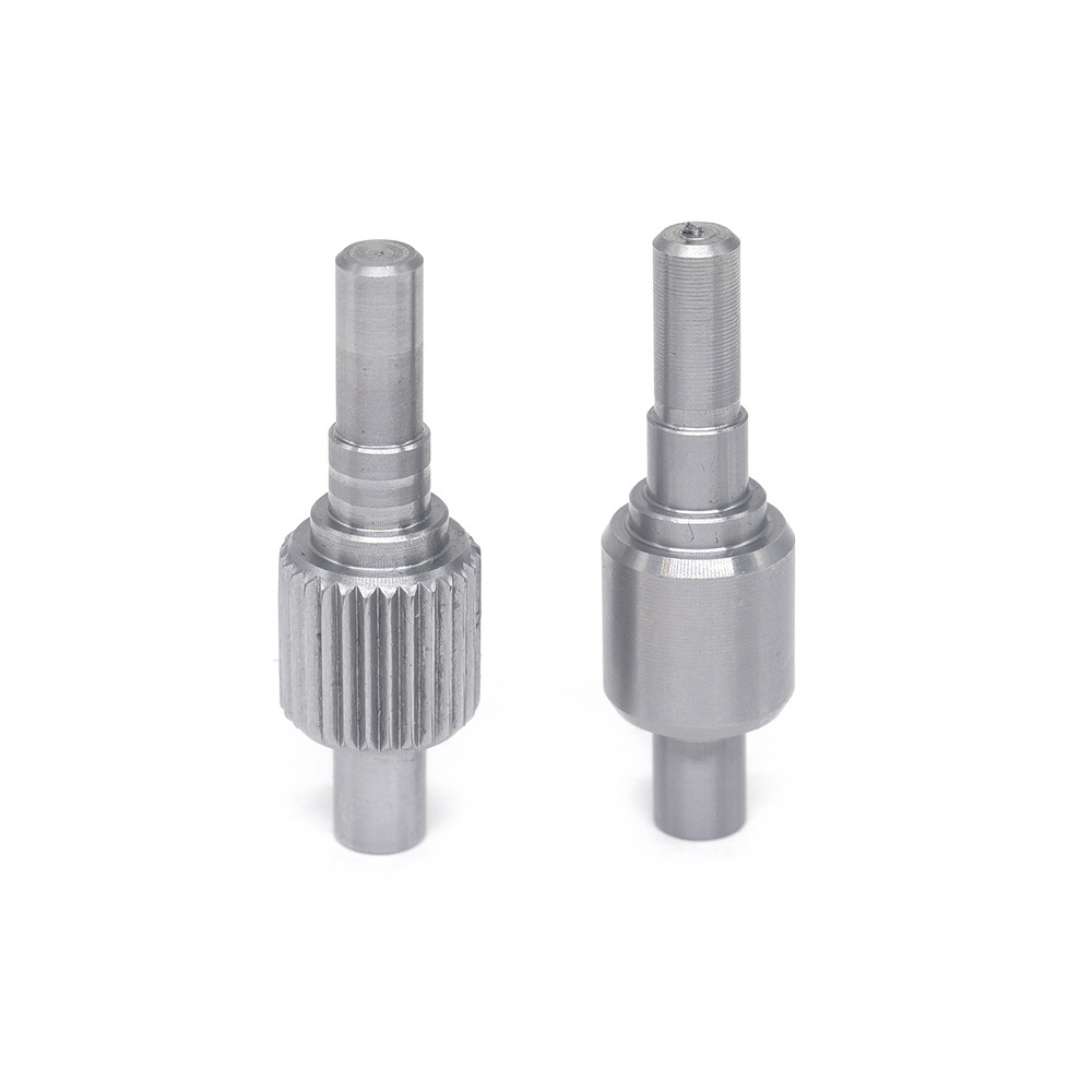 Factory Custom Stainless Steel Small Gear shaft Cnc Turning Machining Product worm gear shaft