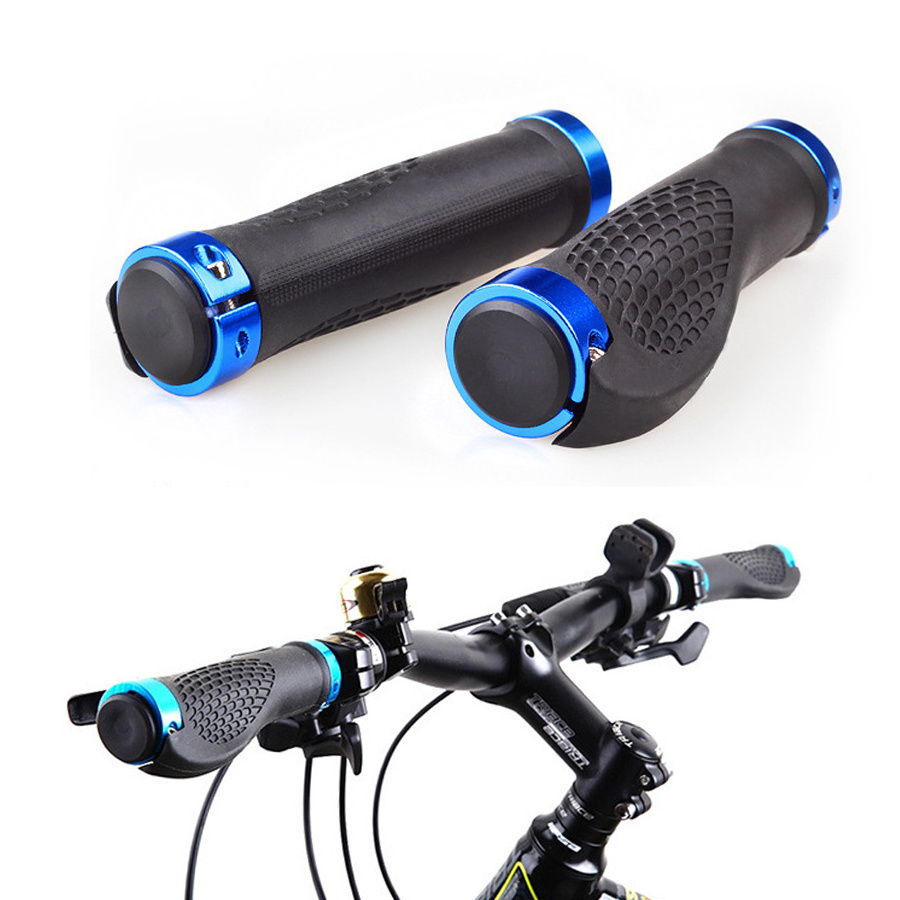 MTB Road Cycling Skid-Proof Grips Anti-Skid Rubber Bicycle Grips Mountain Bike Lock On Bicycle Handlebars Grips 2-2.5cm