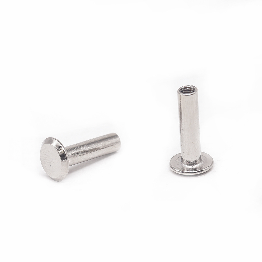 factory Mechanical Customize Stainless Steel 302 Soft Material Flat Head  hollow Rivet for engine