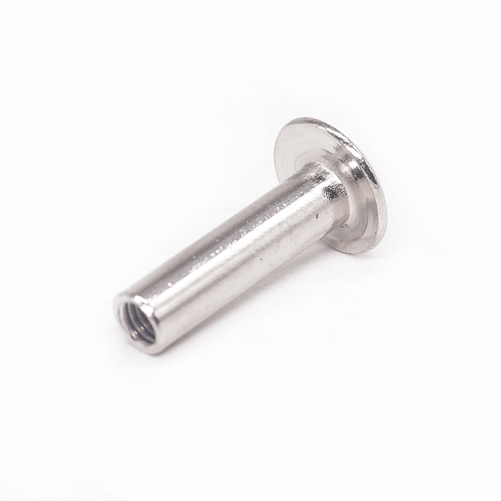 factory Mechanical Customize Stainless Steel 302 Soft Material Flat Head  hollow Rivet for engine