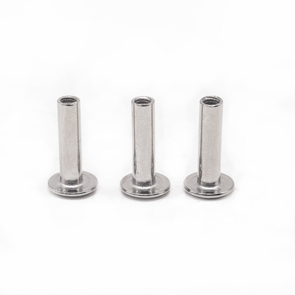 factory Mechanical Customize Stainless Steel 302 Soft Material Flat Head  hollow Rivet for engine