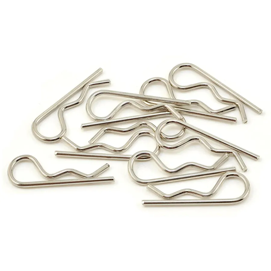 OEM Factory Customized RC Body Shell Clip Metal R Shape Body Shell Clip Pin