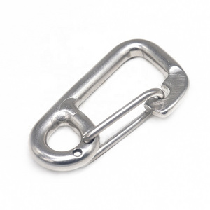 Hot sale stainless steel 304 swivel carabiner oval custom carabiner heavy duty climbing carabiners