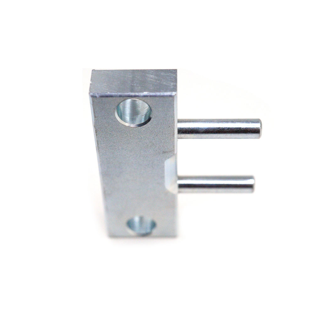 Factory Customized Square CNC Milling Steel Block Door Lock Metal Components Hinge with Galvanized